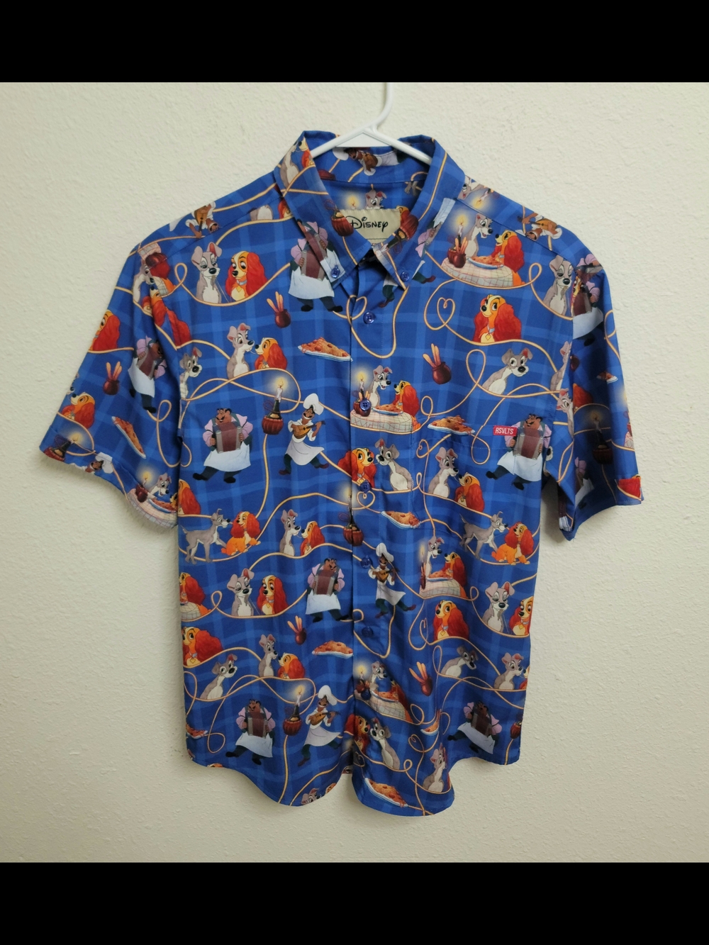 RSVLTS Bella Notte Lady And The Tramp Men’s Size Small
